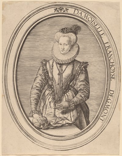 フランソワーズ・ヴァン・エグモンド 作： Hendrik Goltzius