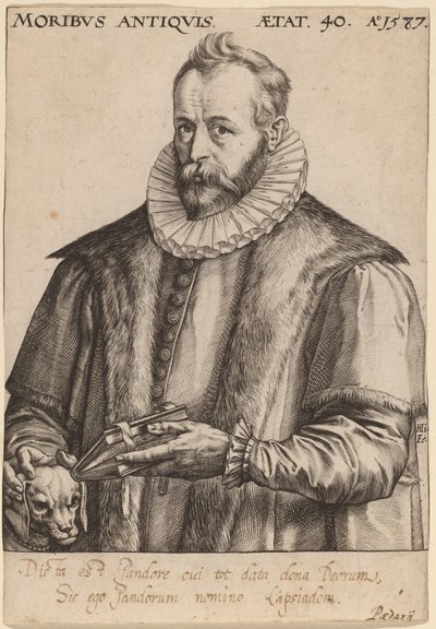 ジャストゥス・リプシウス 作： Hendrik Goltzius