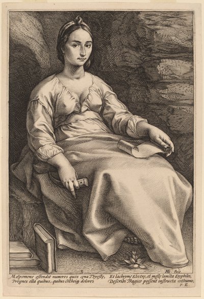 メルポメネ 作： Hendrik Goltzius