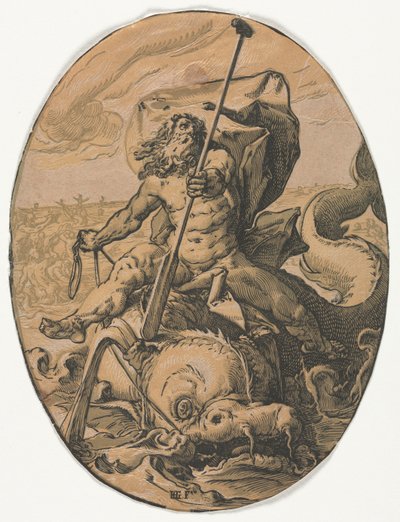 ネプチューン。 作： Hendrik Goltzius