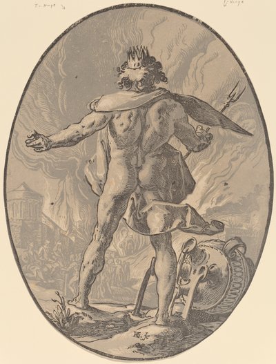 冥王星 作： Hendrik Goltzius