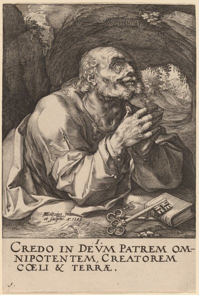 聖ペテロ 作： Hendrik Goltzius