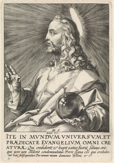 救世主、1589年頃（彫刻） 作： Hendrik Goltzius