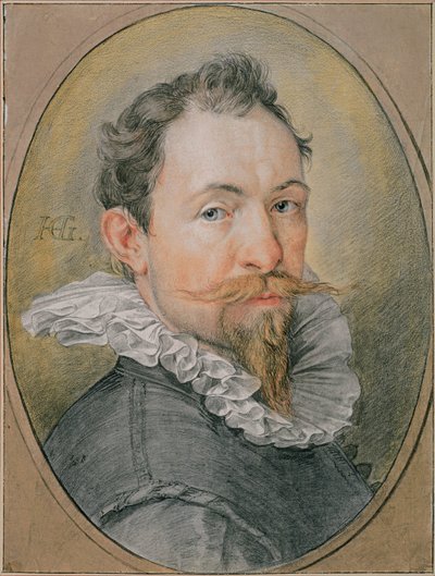 自画像、1594年頃 作： Hendrik Goltzius