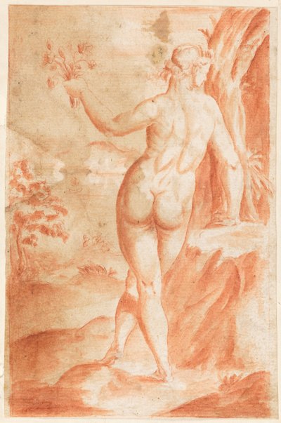 屋外でのヌード像の研究 作： Hendrik Goltzius