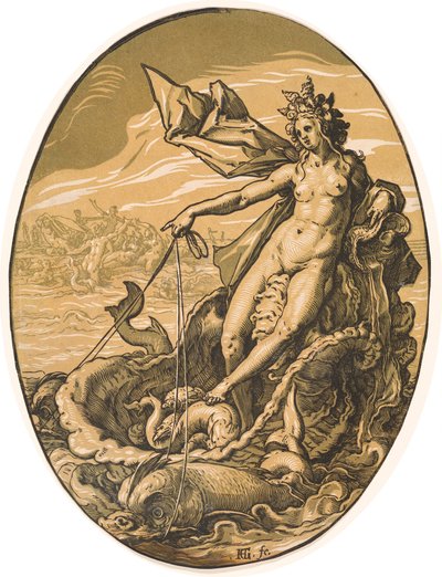 テティス 作： Hendrik Goltzius