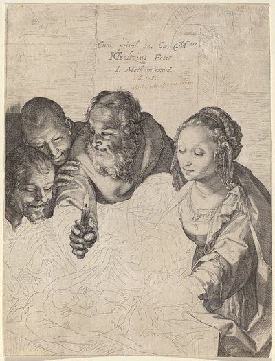 羊飼いの礼拝 作： Hendrik Goltzius