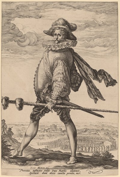 歩兵隊長 作： Hendrik Goltzius