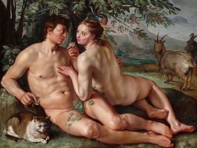 人間の堕落 作： Hendrik Goltzius