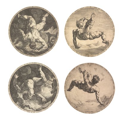 不名誉な4人 作： Hendrik Goltzius