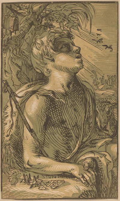 若い洗礼者聖ヨハネ 作： Hendrik Goltzius