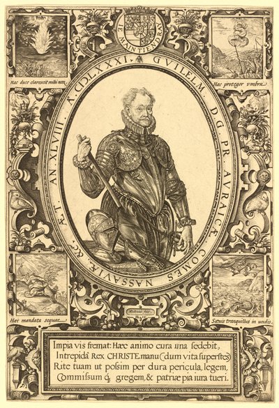 ウィリアム、ナッソー伯、オラニエ公 作： Hendrik Goltzius