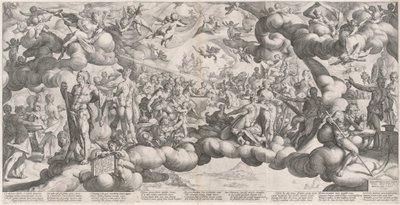 キューピッドとプシュケの結婚式 作： Hendrik Goltzius after Bartholomaeus Spranger