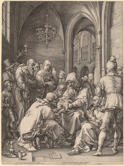 割礼 作： Hendrik Goltzius in the style of Albrecht Dürer