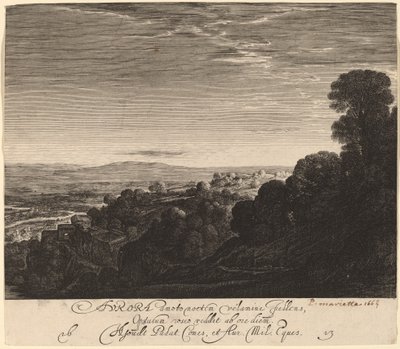 夜明けの風景: オーロラ 作： Hendrik Goudt after Adam Elsheimer