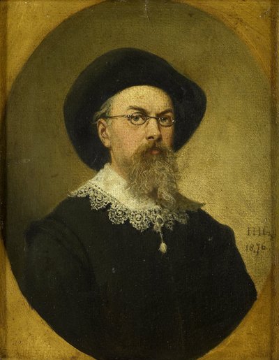 自画像 作： Hendrik Hollander Cz.