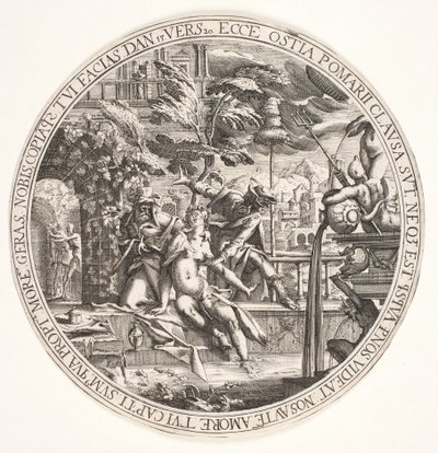 お風呂のスザンナ 作： Hendrik I Hondius