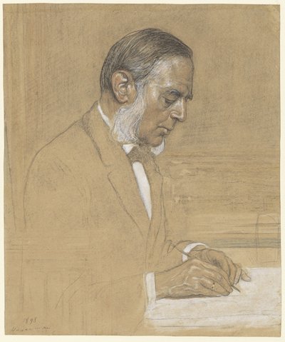 Sjoerd Anne Vening Meineszの肖像 作： Hendrik Johannes Haverman
