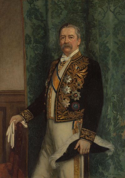 ウィレム・ルーズブーム（1843-1920）。 総督 (1899-1904) 作： Hendrik Johannes Haverman