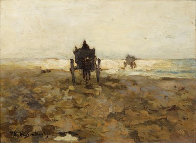 クラマーズホースドライブc。 1890 作： Hendrik Johannes Weissenbruch
