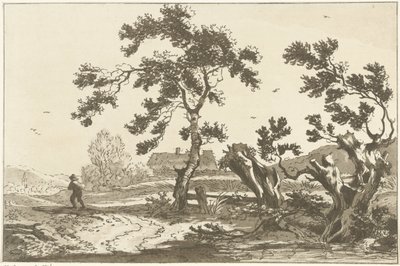 Bomen langs een weg 風景画を学ぶ人のために計算された12のデザイン（連載タイトル） 作： Hendrik Meijer