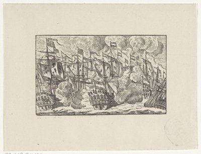1781 年 8 月 5 日のドッガー銀行の戦い 作： Hendrik Numan