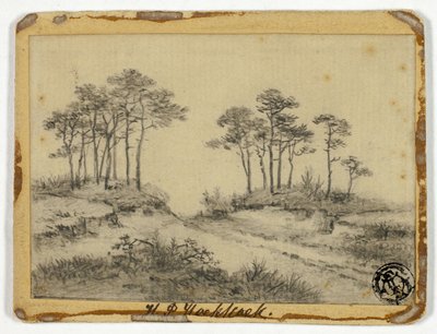 木の小道 作： Hendrik Pieter Koekkoek