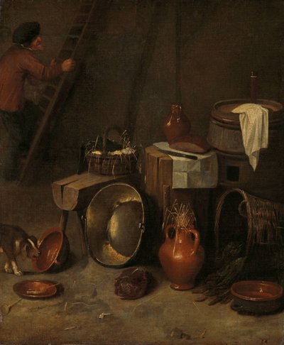 厩舎の静物 作： Hendrik Potuyl