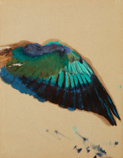 翼の研究、1899年頃（紙に油彩） 作： Henryk Siemiradzki