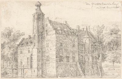 St. Michielsgestel 近くの Grote Ruwenberg 城 作： Hendrik Spilman