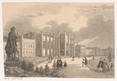 1849年頃のウィレムスパークのウィレムスホフの眺め 作： Hendrik Wilhelmus Last