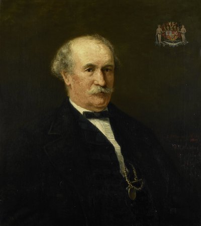 リンブルグ・スティルムのメノ・デイヴィッド伯爵 (1807-91)。 国王補佐、中将 作： Hendrik Willem Mesdag