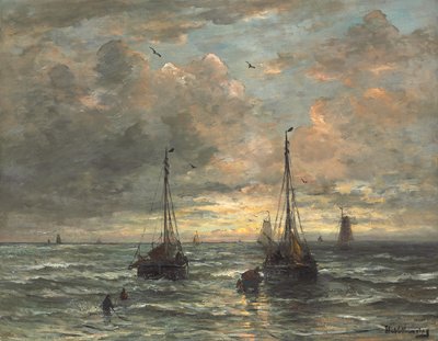 漁船の帰還 作： Hendrik Willem Mesdag
