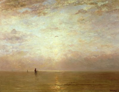 日没、1887年頃 作： Hendrik Willem Mesdag
