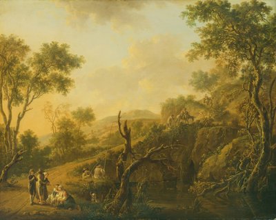 イタリアの風景 作： Hendrik Willem Schweickardt