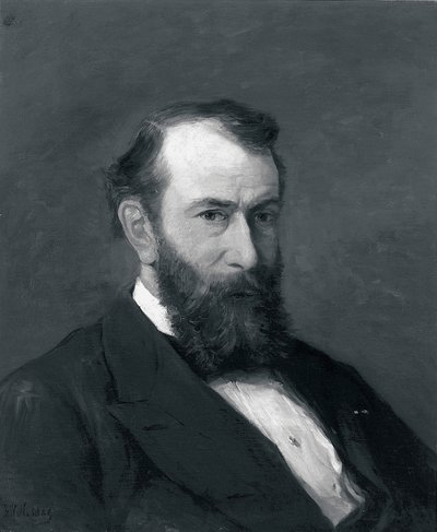 ウィレム・ファン・コニネンブルクの肖像（キャンバスに油彩） 作： Hendrik William Mesdag