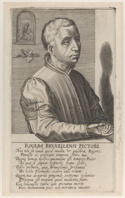 ロヒール・ファン・デル・ウェイデン・ザ・ヤンガー、、 c.1610（彫刻） 作： Hendrik the Elder Hondius