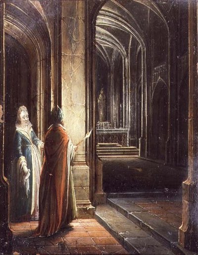 教会の中の人物 作： Hendrik the Younger Steenwyck