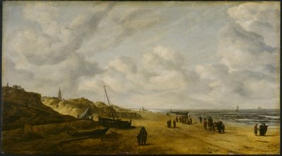 スヘフェニンゲンサンズの眺め、1630年頃（保存前、1112739も参照） 作： Hendrik van Anthonissen