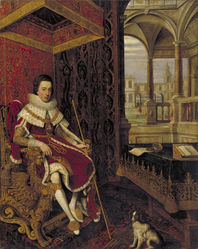 プリンス オブ ウェールズ時代のチャールズ 1 世 (1600-1649) 作： Hendrik van II Steenwijck
