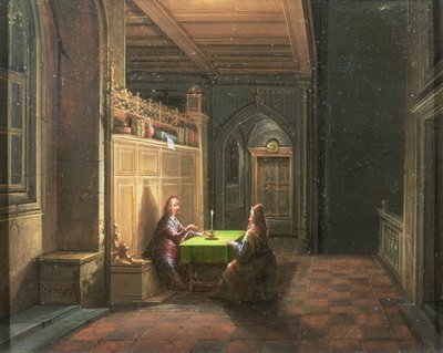 ニコデモ家のキリスト 作： Hendrik van Steenwyck