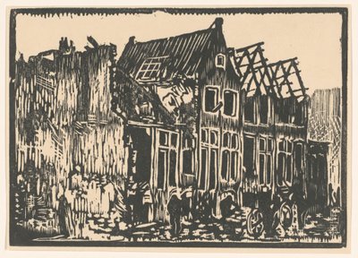 家屋と廃墟 作： Hendrik van Straten