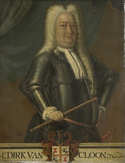 オランダ領東インド総督ディルク・ヴァン・クルーンの肖像 作： Hendrik van den Bosch (free after)