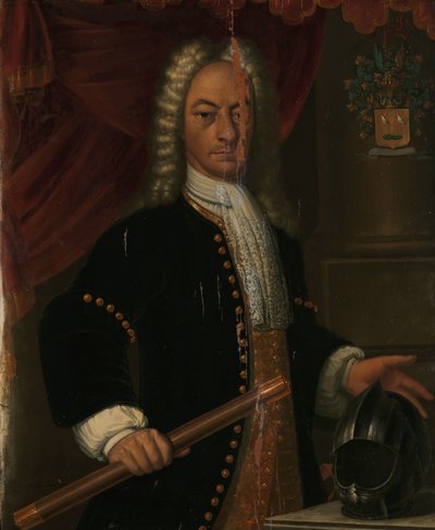 ディーデリック・ヴァン・ドゥルヴェン (1729-1730) オランダ領東インド総督ディーデリク・ヴァン・ドゥルヴェンの肖像 作： Hendrik van den Bosch