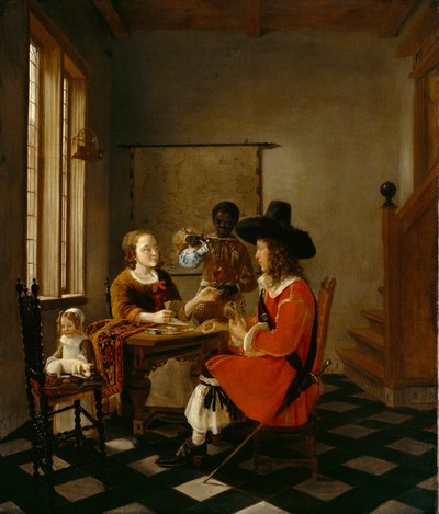 カードゲーム、1660年頃 作： Hendrik van der Burch
