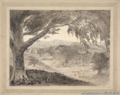 パークヒルからのロングリート 作： Heneage Finch fourth Earl of Aylesford