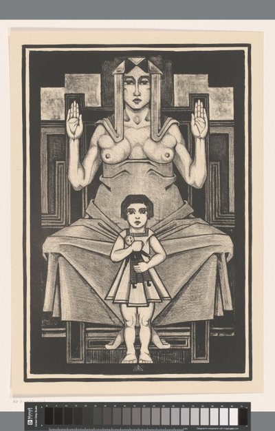 子供を持つ母 作： Henk Schilling