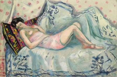 ピンクのブラウスのアニタ 作： Henri Charles Manguin