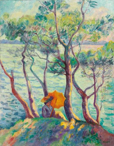 Jeanne päivänvarjossa, Cavaliere 作： Henri Charles Manguin
