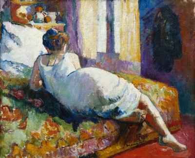 シャツ姿のジャンヌ 作： Henri Charles Manguin